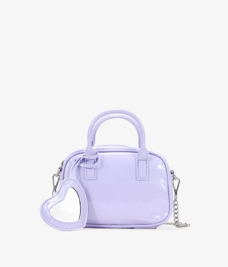 Sale Bosanova Bolso pequeño bowling lila con espejo