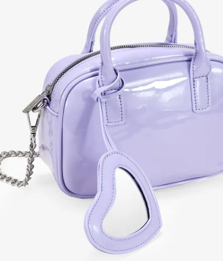 Sale Bosanova Bolso pequeño bowling lila con espejo