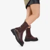 Fashion Bosanova Botas chelsea marrones con doble suela