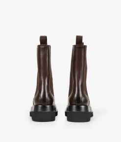 Fashion Bosanova Botas chelsea marrones con doble suela