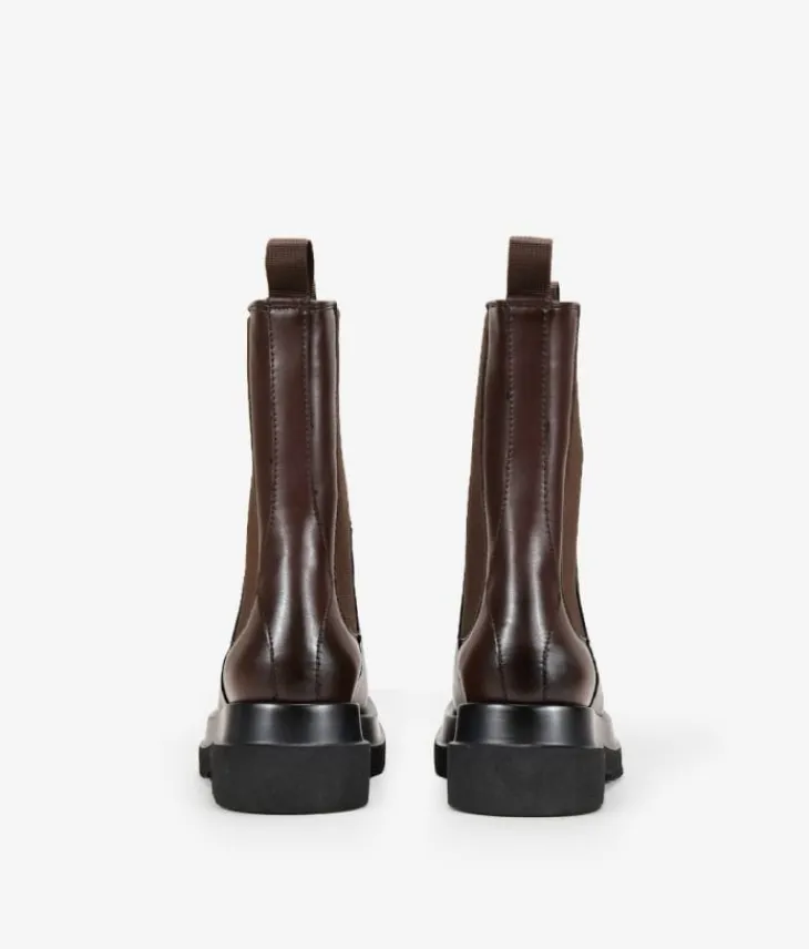 Fashion Bosanova Botas chelsea marrones con doble suela
