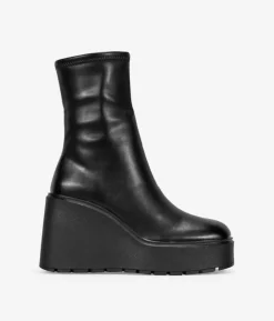Fashion Bosanova Botines de cuña negros ajustados