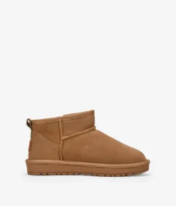 Hot Bosanova Botines de invierno cuero en serraje piel