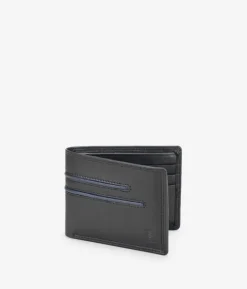 Discount Bosanova Cartera americana piel negro sin portamonedas