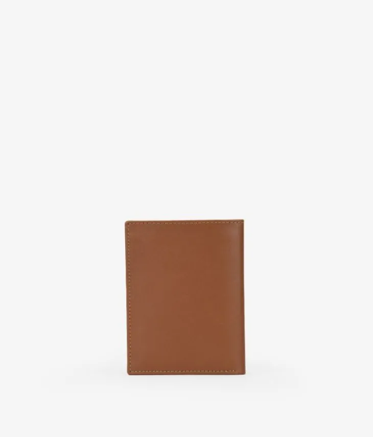 Sale Bosanova Cartera piel marrón sin portamonedas