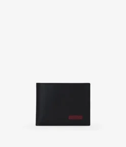 Clearance Bosanova Cartera piel negra con portamonedas