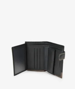 Best Bosanova Cartera piel negra con solapa