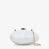 Clearance Bosanova Clutch perla blanca nacarada