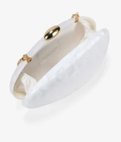 Clearance Bosanova Clutch perla blanca nacarada