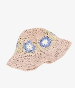 Fashion Bosanova Gorro blando rosa en rafia