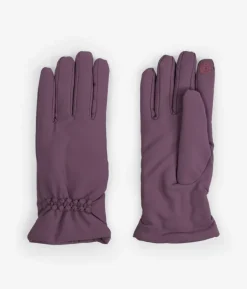 Discount Bosanova Guantes lilas con pelo interior