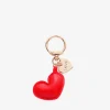 Outlet Bosanova Llavero corazón rojo colgante