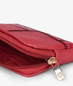 Sale Bosanova Monedero rojo blando animal print