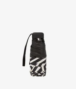 Outlet Bosanova Paraguas manual negro cebra con funda