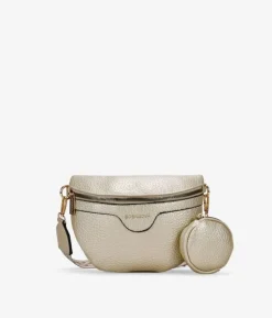 Fashion Bosanova Riñonera dorada con bolsillo extraíble