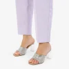 Best Bosanova Sandalias de fiesta destalonadas brillantes con tacón transparente