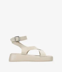 Clearance Bosanova Sandalias de plataforma arena con hebilla