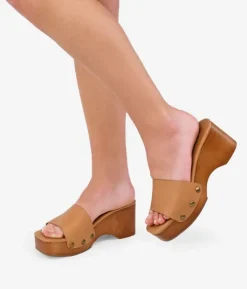 Best Bosanova Sandalias marrones con cuña de madera