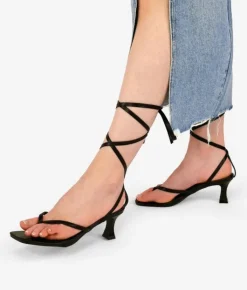 Clearance Bosanova Sandalias negras con cuerdas