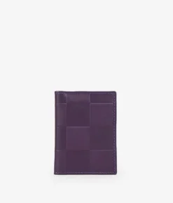Hot Bosanova Tarjetero violeta con grabado
