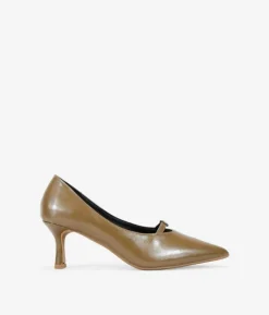 Sale Bosanova Zapatos de tacón taupe con hebilla