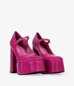 Discount Bosanova Zapatos Mary Jane rosa tacón XXL y plataforma